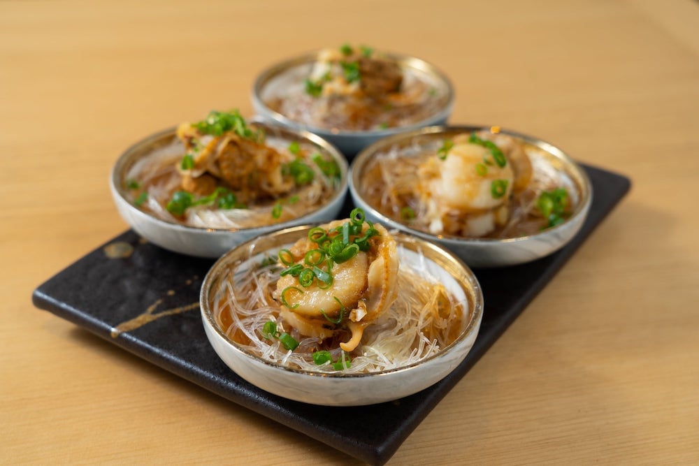 Steamed Scallops with Garlic and Vermicelli